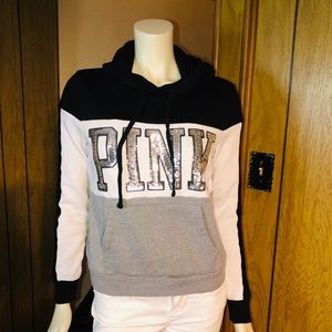 VS Pink Bling Hoodie Size: XS